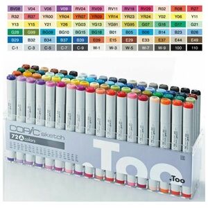 COPIC Sketch 72 Markers Set A